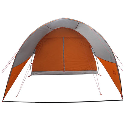 vidaXL Tunnel Tent with Rainfly Water-Resistant 10-Person - Grey