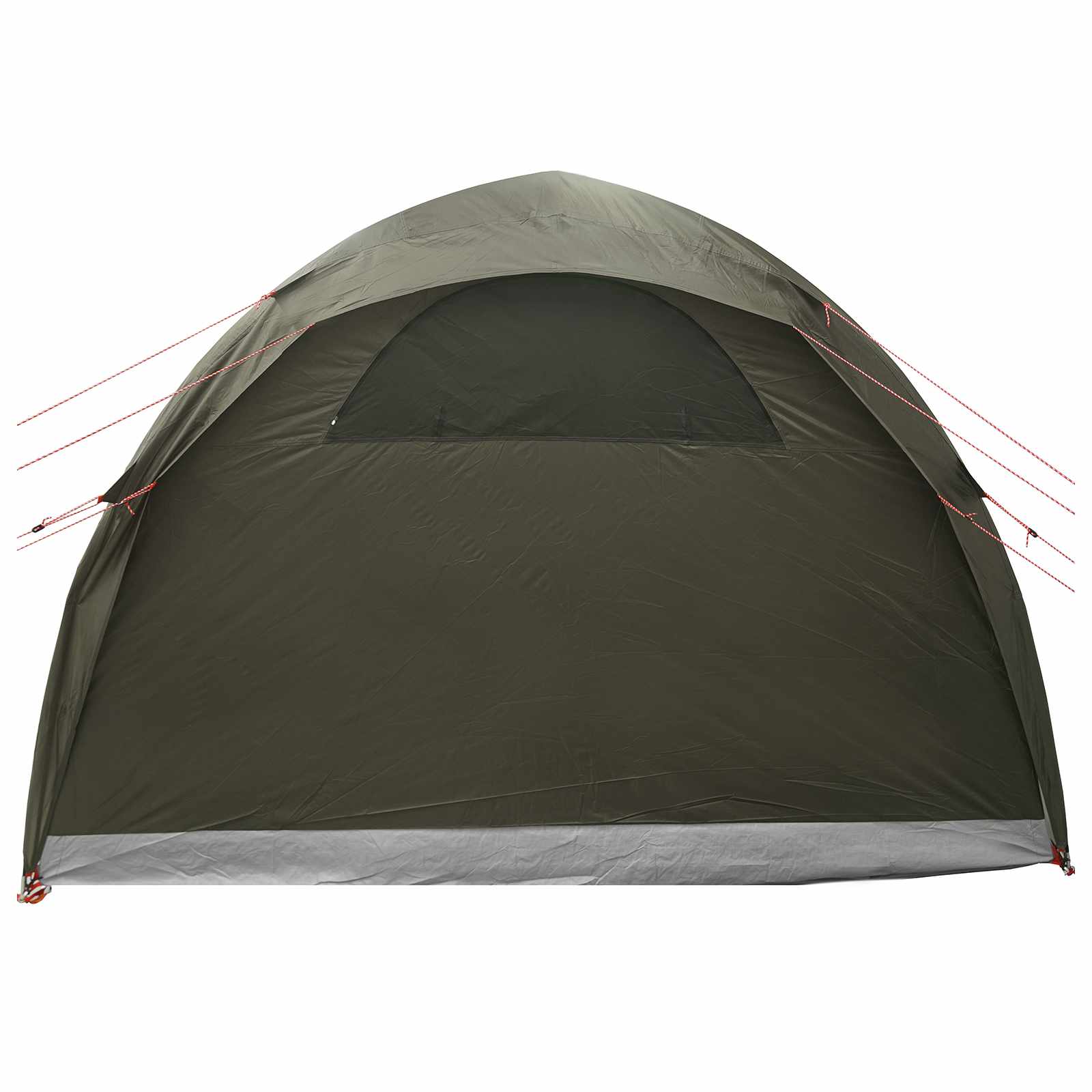 vidaXL Tunnel Tent with Rainfly Water-Resistant 10-Person Army Green
