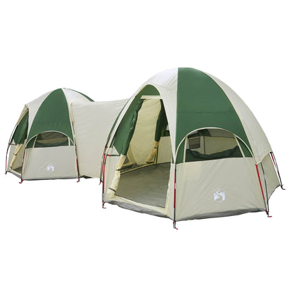 vidaXL Family Tent with Rainfly Water-resistant 14-Person Green - 42013
