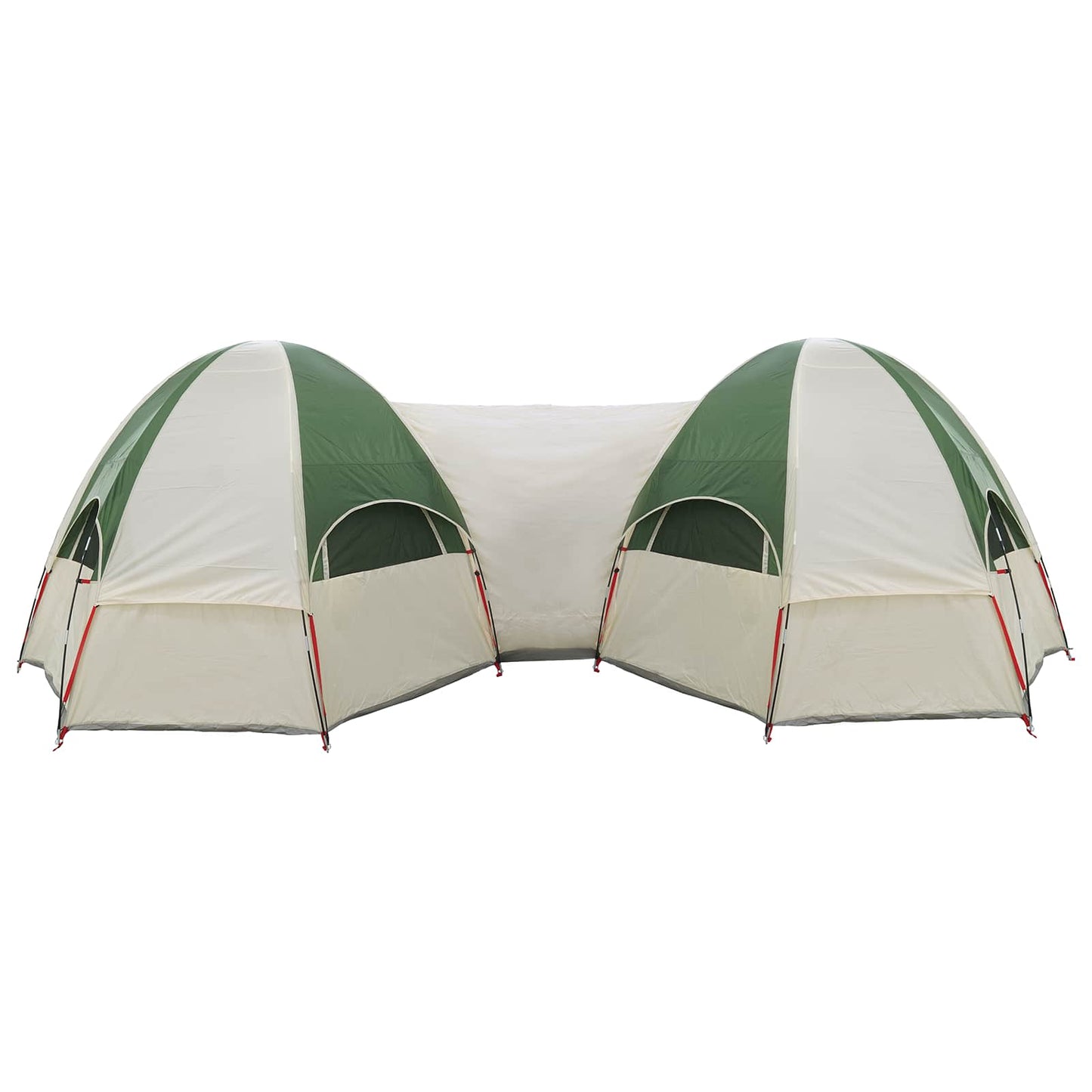 vidaXL Family Tent with Rainfly Water-resistant 14-Person Green - 42013