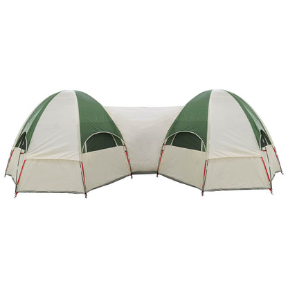 vidaXL Family Tent with Rainfly Water-resistant 14-Person Green - 42013