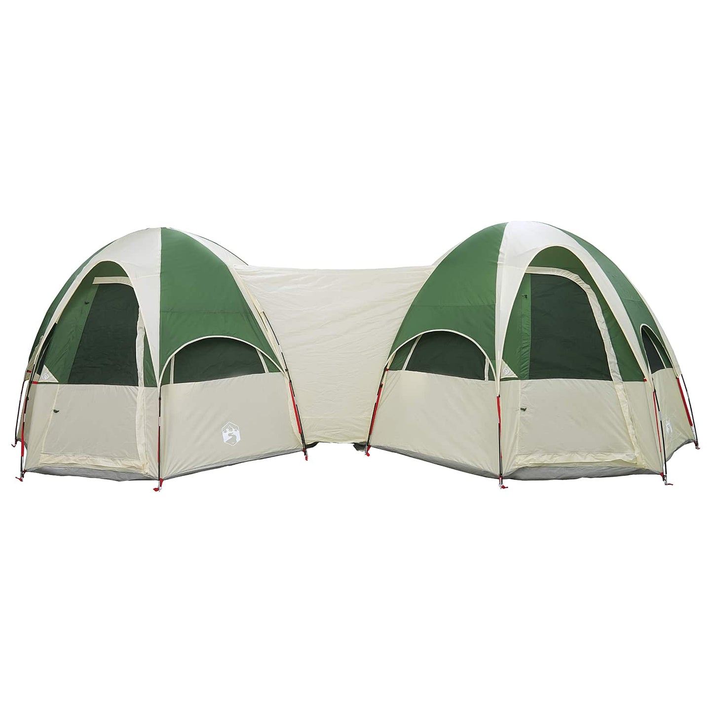 vidaXL Family Tent with Rainfly Water-resistant 14-Person Green - 42013