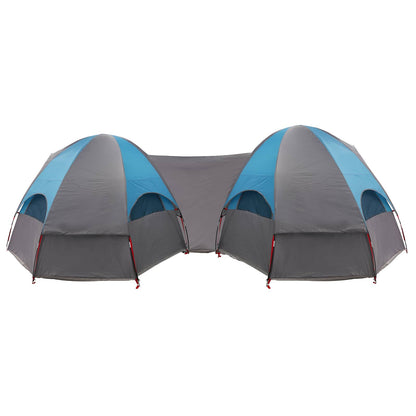 vidaXL Family Tent with Rainfly Water-resistant 14-Person Blue - 42020