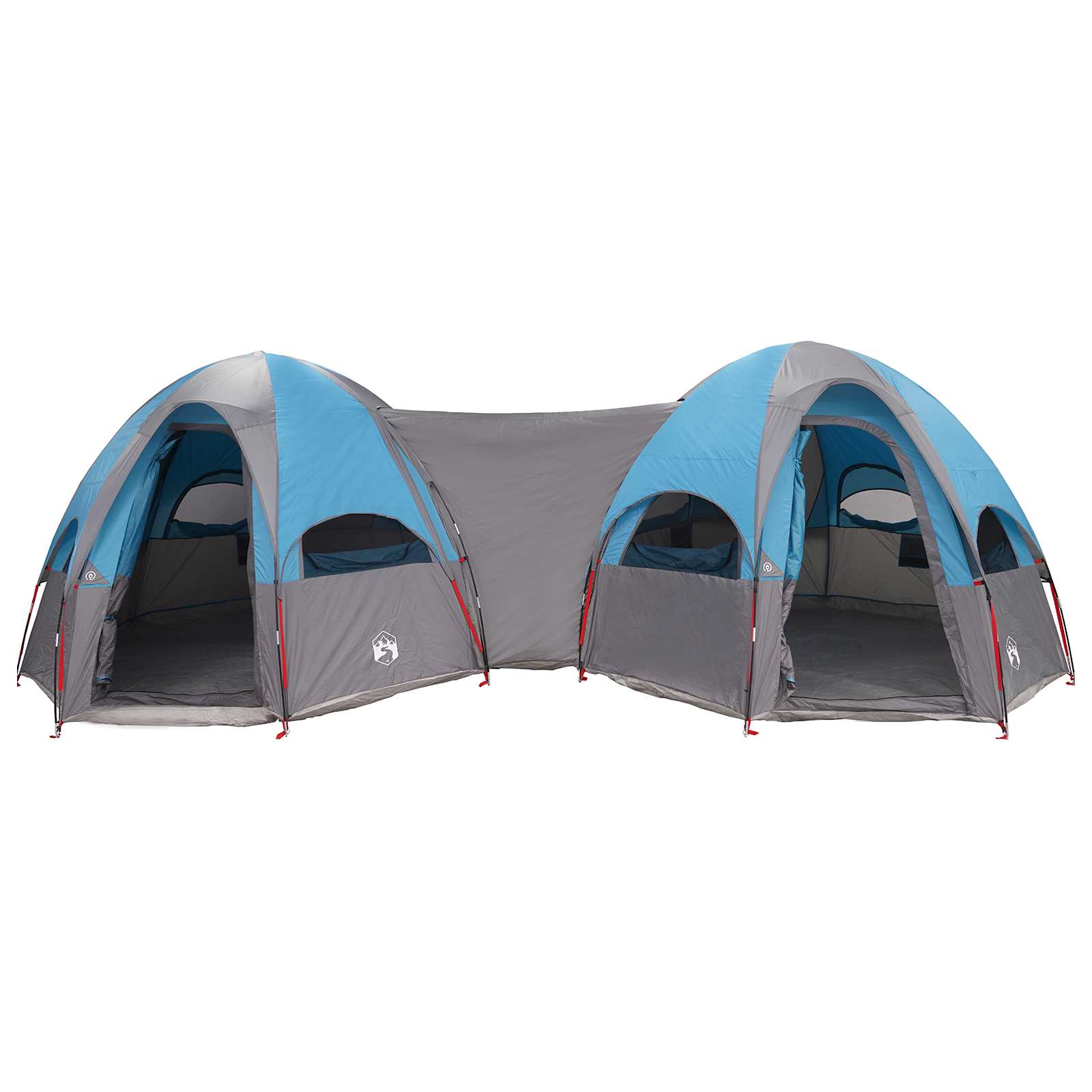 vidaXL Family Tent with Rainfly Water-resistant 14-Person Blue - 42020