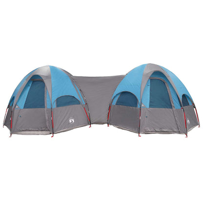 vidaXL Family Tent with Rainfly Water-resistant 14-Person Blue - 42020