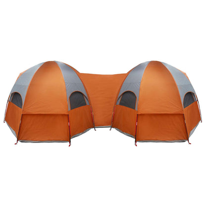 vidaXL Family Tent with Rainfly Water-resistant 14-Person - Grey - 42024