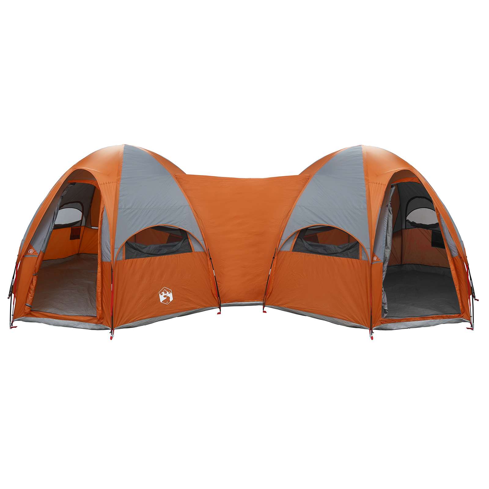 vidaXL Family Tent with Rainfly Water-resistant 14-Person - Grey - 42024
