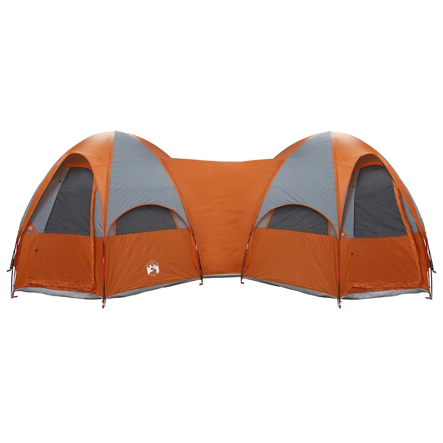 vidaXL Family Tent with Rainfly Water-resistant 14-Person - Grey - 42024