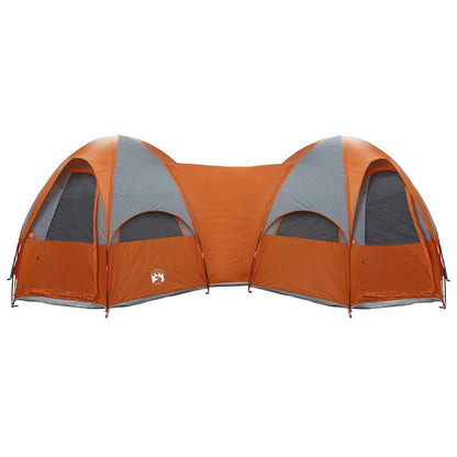 vidaXL Family Tent with Rainfly Water-resistant 14-Person - Grey - 42024