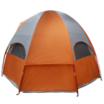 vidaXL Family Tent with Rainfly Water-resistant 14-Person - Grey - 42024