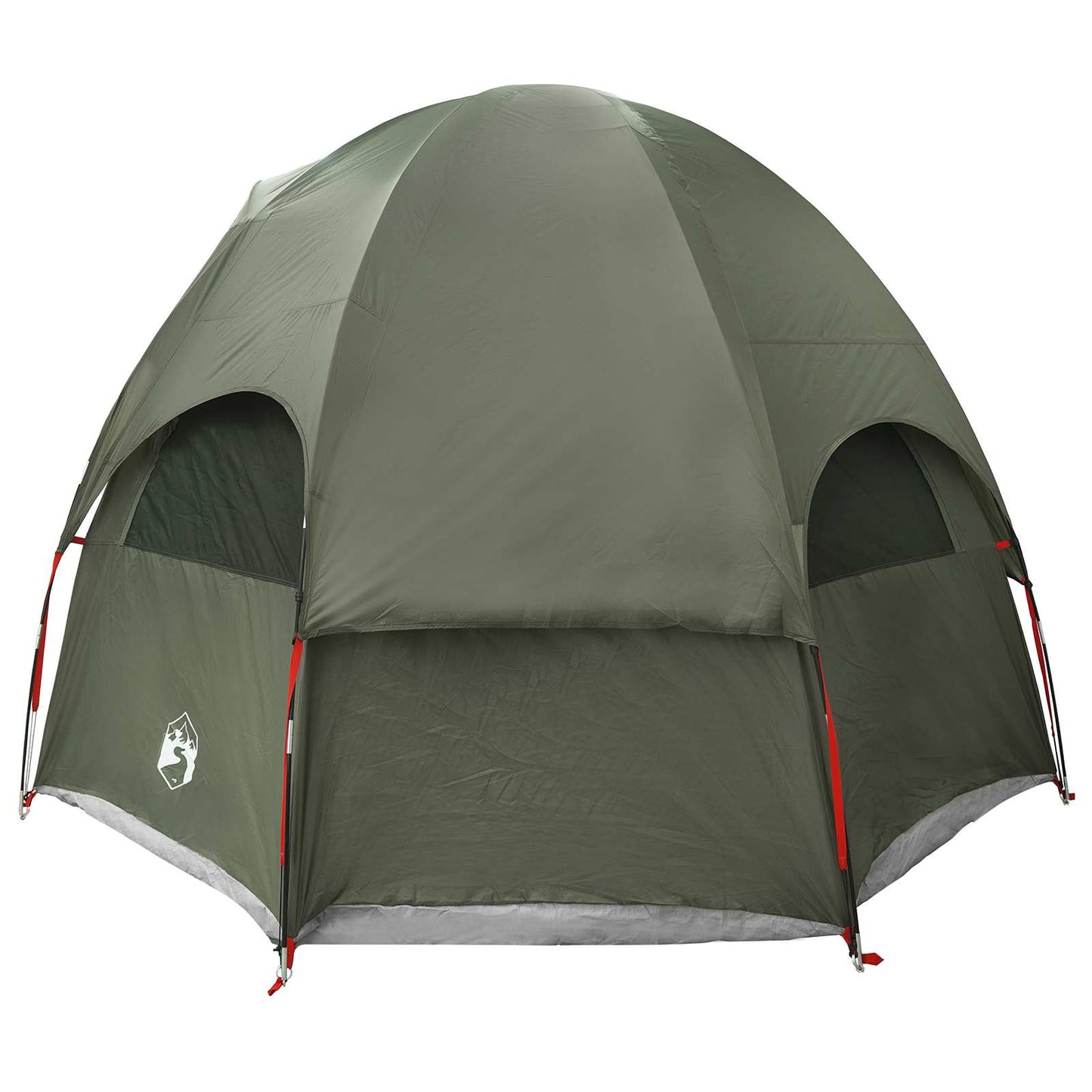 vidaXL Family Tent with Rainfly Water-resistant 14-Person Army Green - 42027