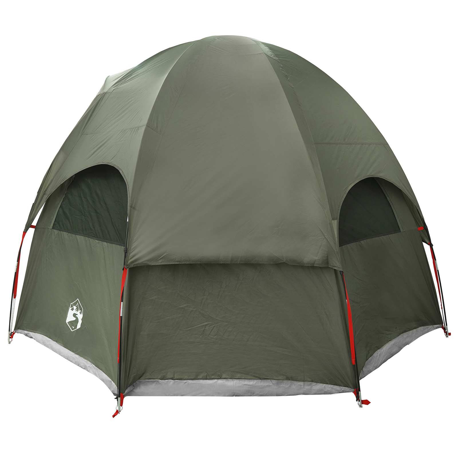 vidaXL Family Tent with Rainfly Water-resistant 14-Person Army Green - 42027