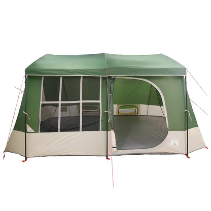vidaXL Family Tent with Rainfly Water-resistant 9-Person Green