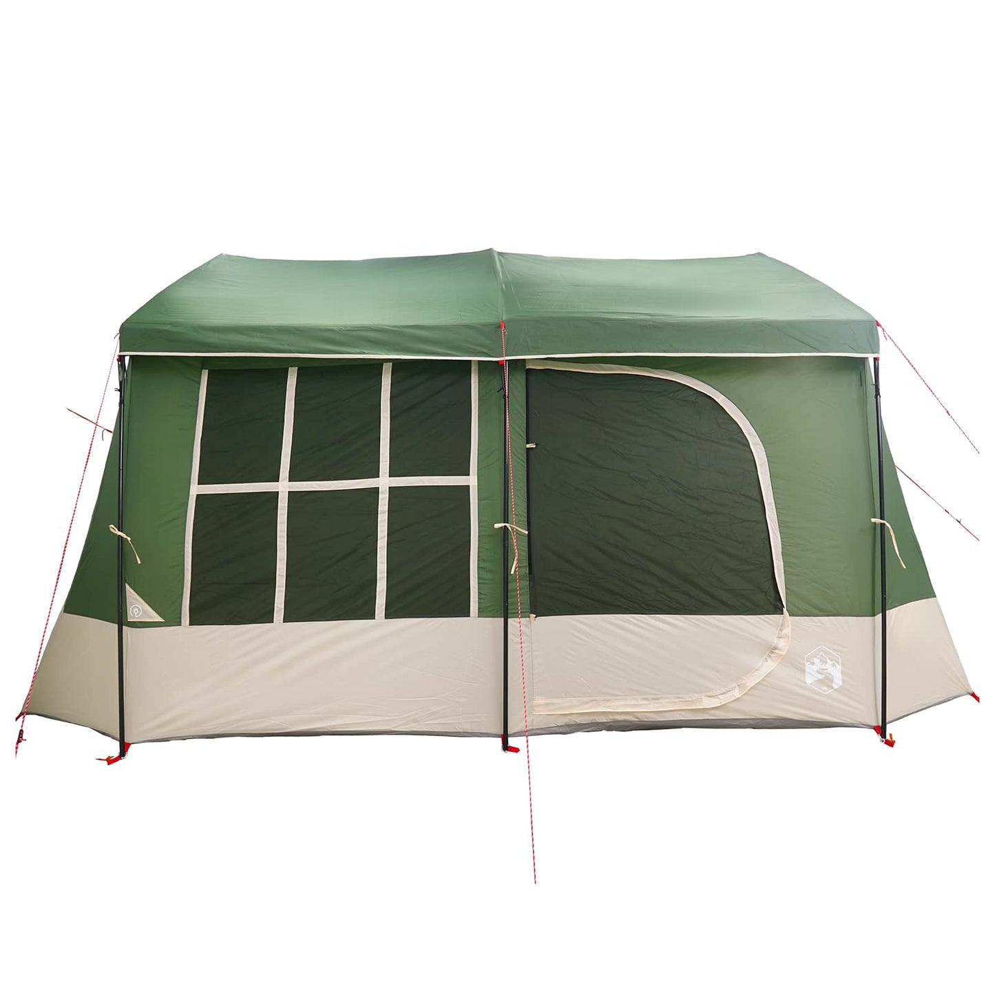 vidaXL Family Tent with Rainfly Water-resistant 9-Person Green
