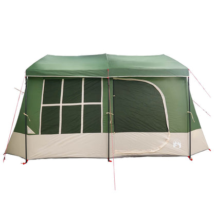 vidaXL Family Tent with Rainfly Water-resistant 9-Person Green