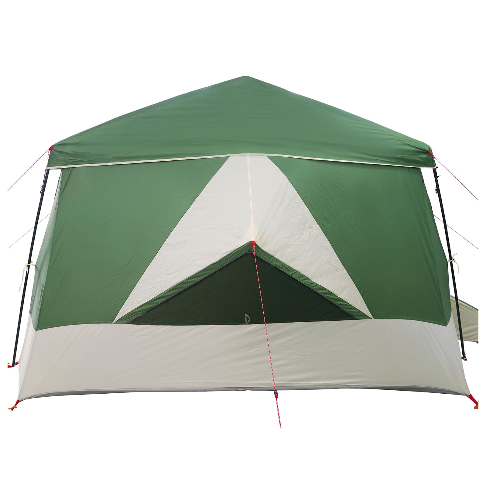 vidaXL Family Tent with Rainfly Water-resistant 9-Person Green