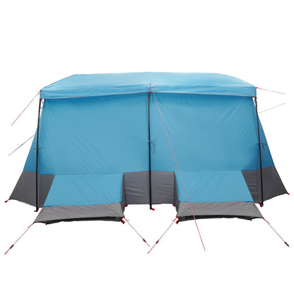 vidaXL Family Tent with Rainfly Water-resistant 9-Person Blue