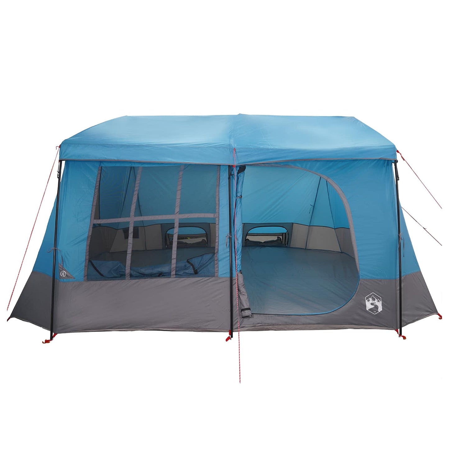 vidaXL Family Tent with Rainfly Water-resistant 9-Person Blue