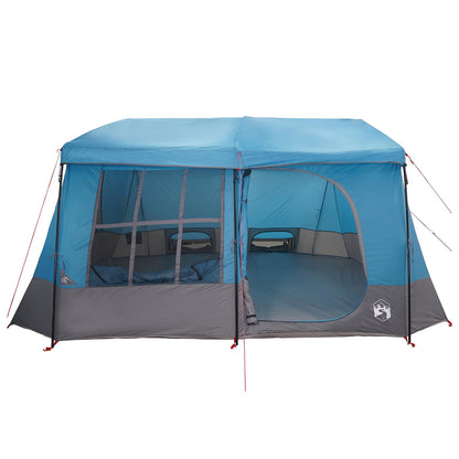 vidaXL Family Tent with Rainfly Water-resistant 9-Person Blue