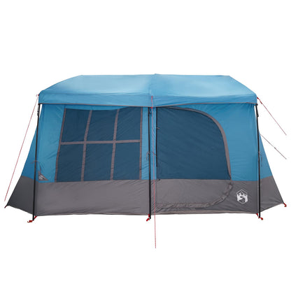 vidaXL Family Tent with Rainfly Water-resistant 9-Person Blue