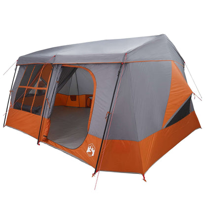 vidaXL Family Tent with Rainfly Water-resistant 9-Person - Grey