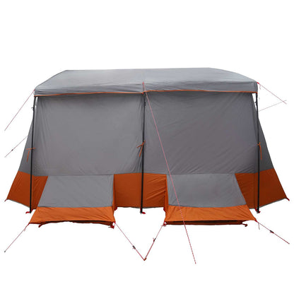 vidaXL Family Tent with Rainfly Water-resistant 9-Person - Grey