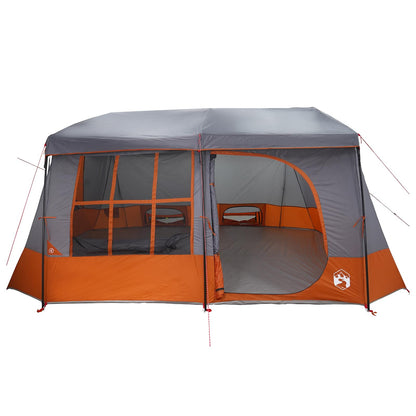 vidaXL Family Tent with Rainfly Water-resistant 9-Person - Grey