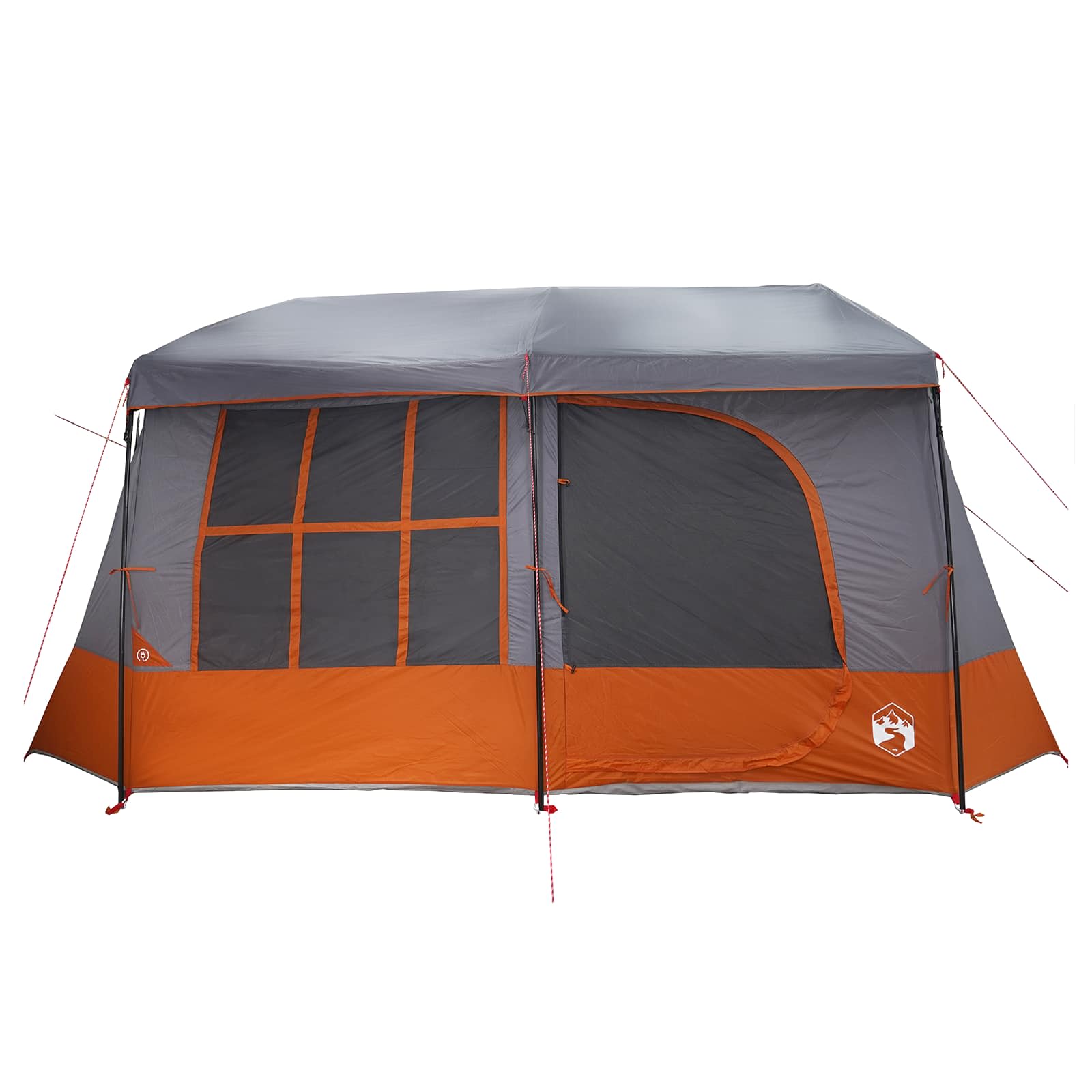 vidaXL Family Tent with Rainfly Water-resistant 9-Person - Grey