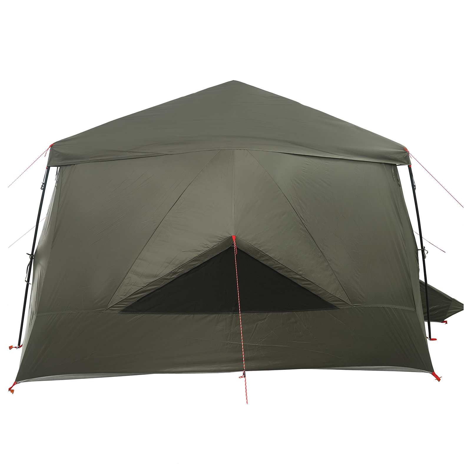 vidaXL Family Tent with Rainfly Water-resistant 9-Person Army Green
