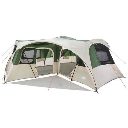 vidaXL Family Tent with Rainfly Water-resistant 6-Person Green - 42049