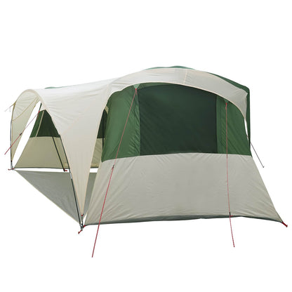 vidaXL Family Tent with Rainfly Water-resistant 6-Person Green - 42049