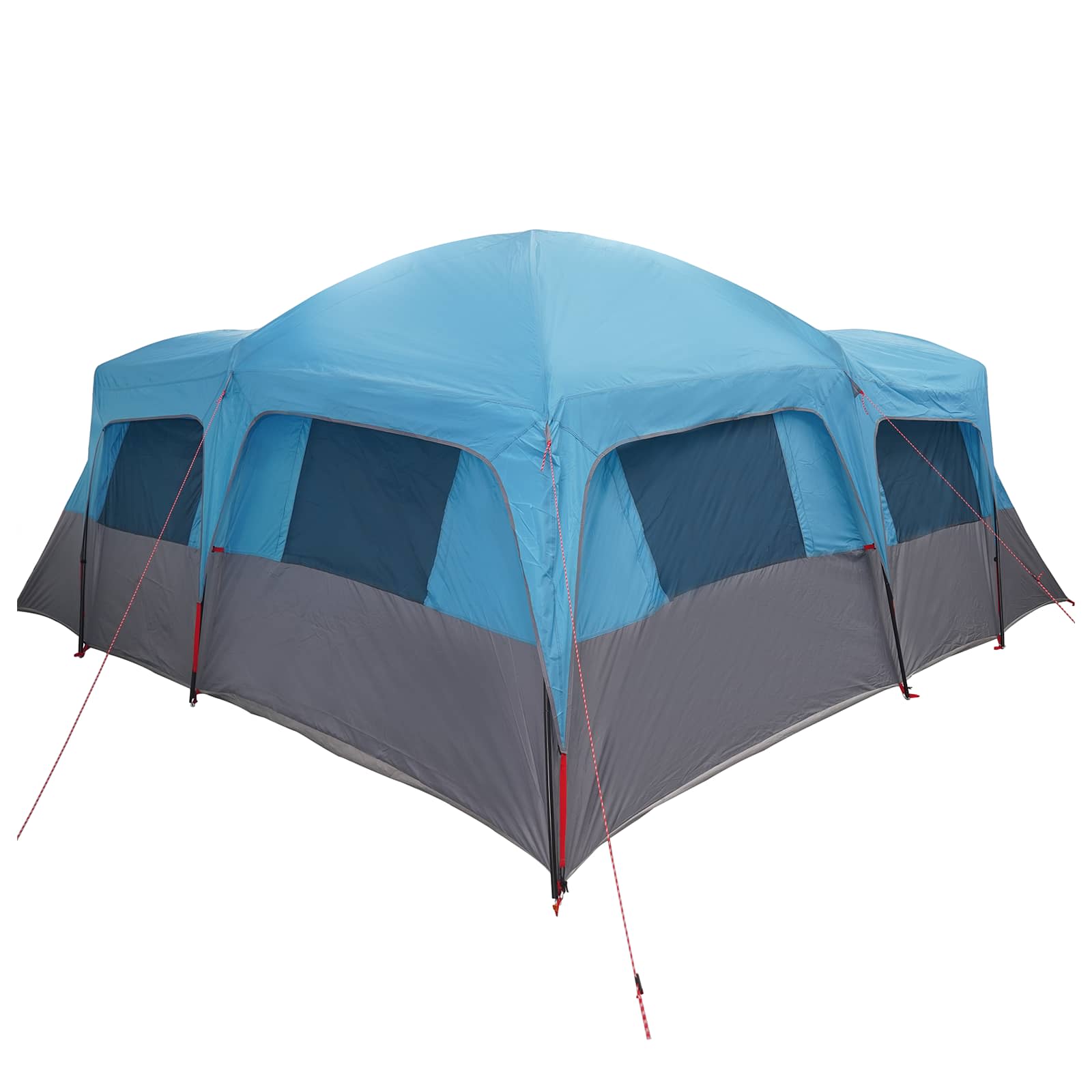 vidaXL Family Tent with Rainfly Water-resistant 6-Person Blue - 42051