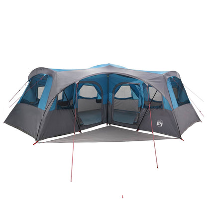 vidaXL Family Tent with Rainfly Water-resistant 6-Person Blue - 42051