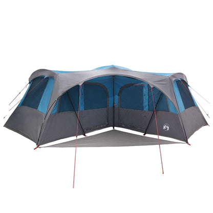 vidaXL Family Tent with Rainfly Water-resistant 6-Person Blue - 42051