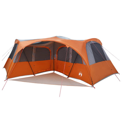 vidaXL Family Tent with Rainfly Water-resistant 6-Person - Grey - 42052