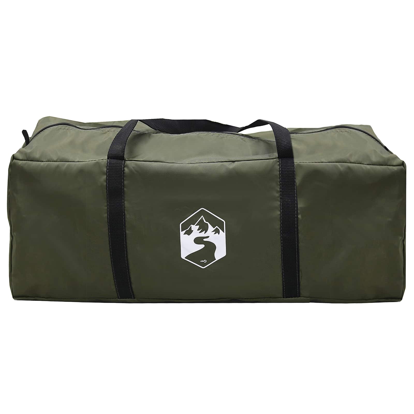 vidaXL Family Tent with Rainfly Water-resistant 6-Person Army Green - 42055