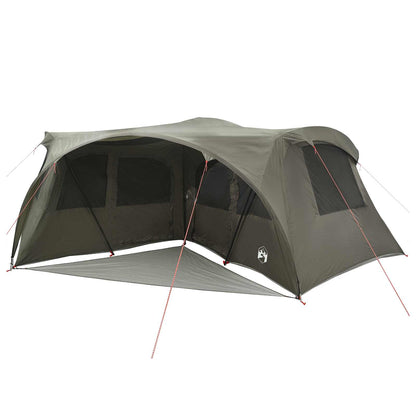 vidaXL Family Tent with Rainfly Water-resistant 6-Person Army Green - 42055