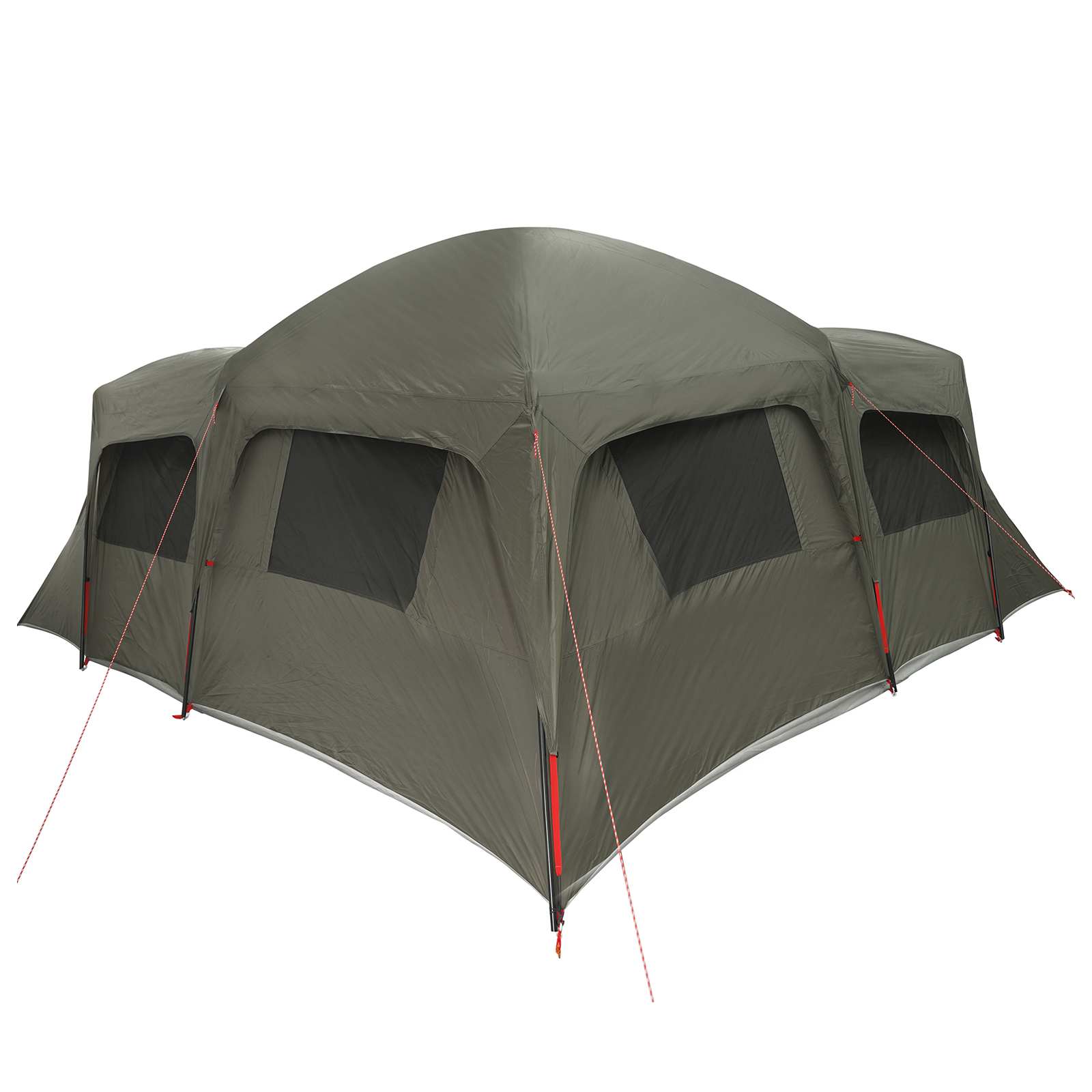 vidaXL Family Tent with Rainfly Water-resistant 6-Person Army Green - 42055