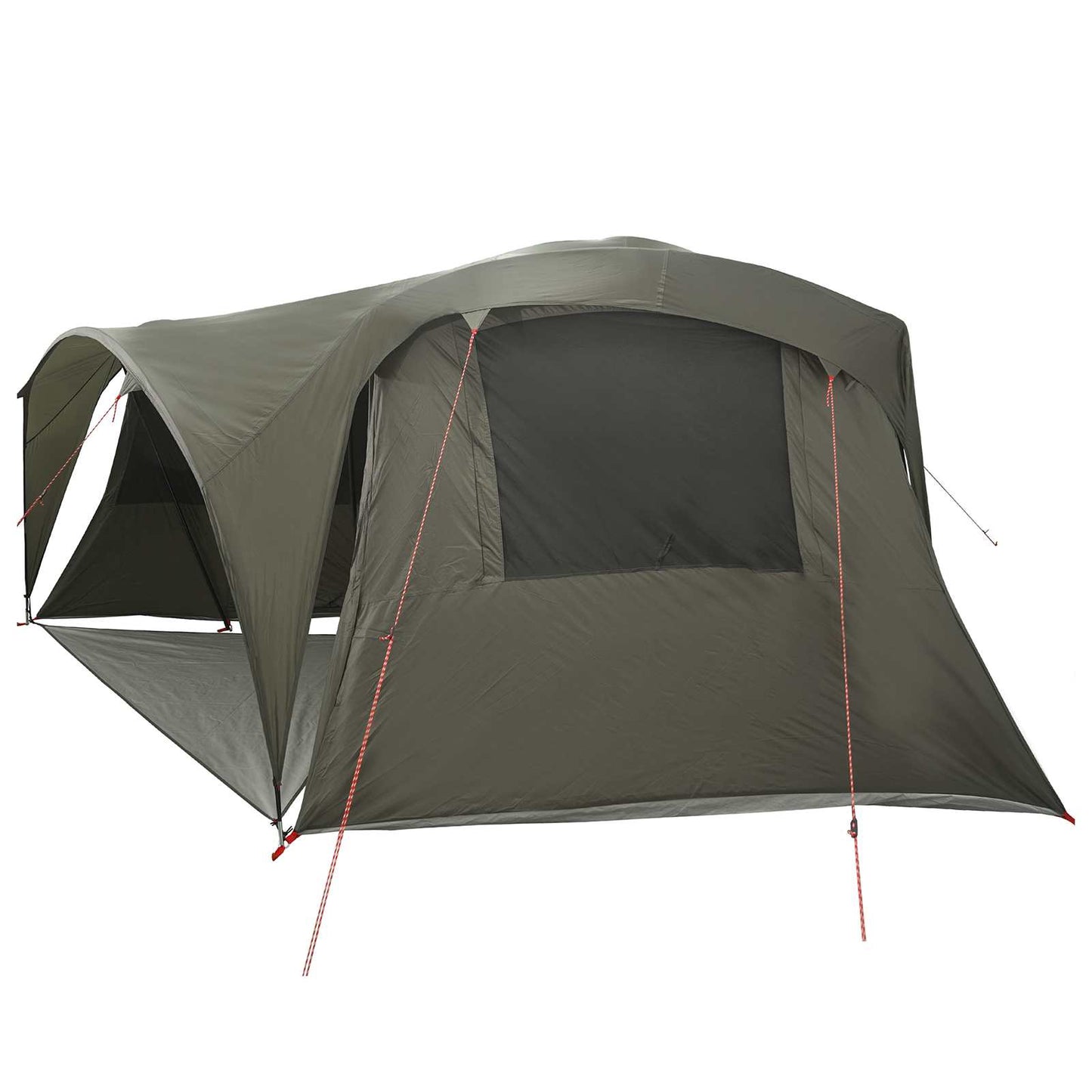 vidaXL Family Tent with Rainfly Water-resistant 6-Person Army Green - 42055