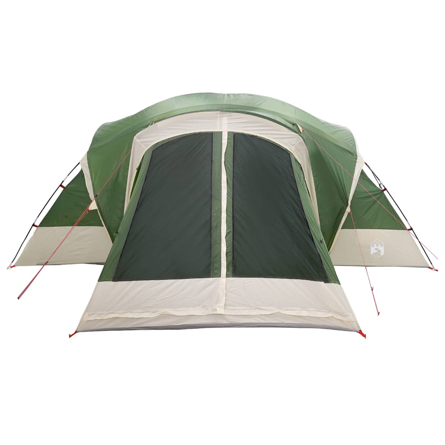 vidaXL Cabin Tent with Rainfly Water-Resistant 10-Person Green
