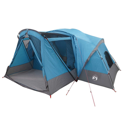 vidaXL Cabin Tent with Rainfly Water-Resistant 10-Person Blue