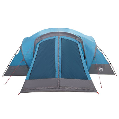 vidaXL Cabin Tent with Rainfly Water-Resistant 10-Person Blue