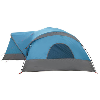 vidaXL Cabin Tent with Rainfly Water-Resistant 10-Person Blue