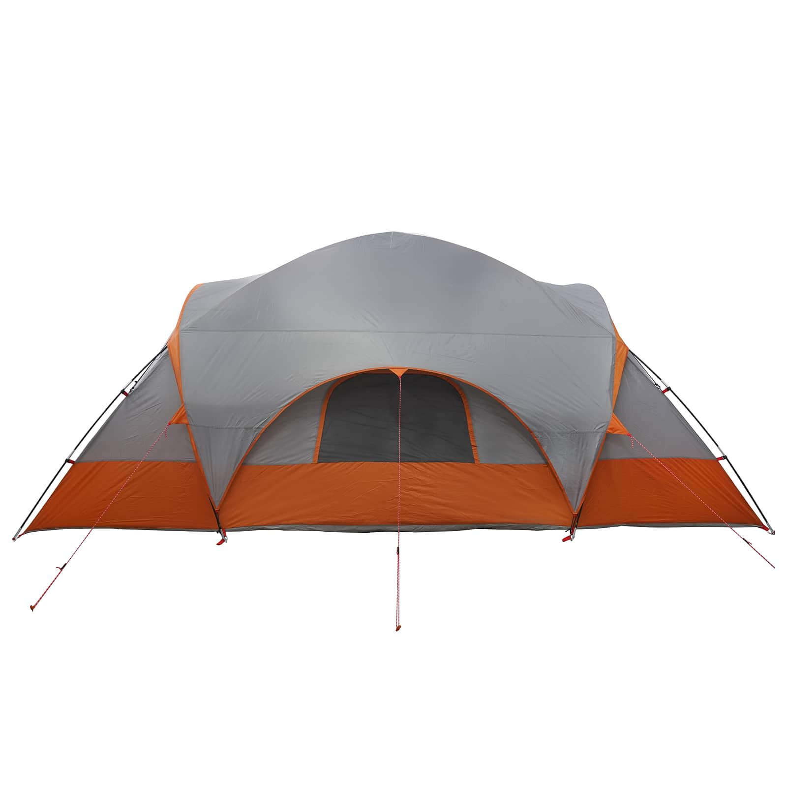 vidaXL Cabin Tent with Rainfly Water-Resistant 10-Person - Grey
