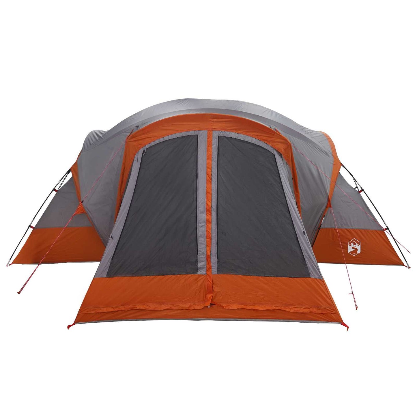 vidaXL Cabin Tent with Rainfly Water-Resistant 10-Person - Grey
