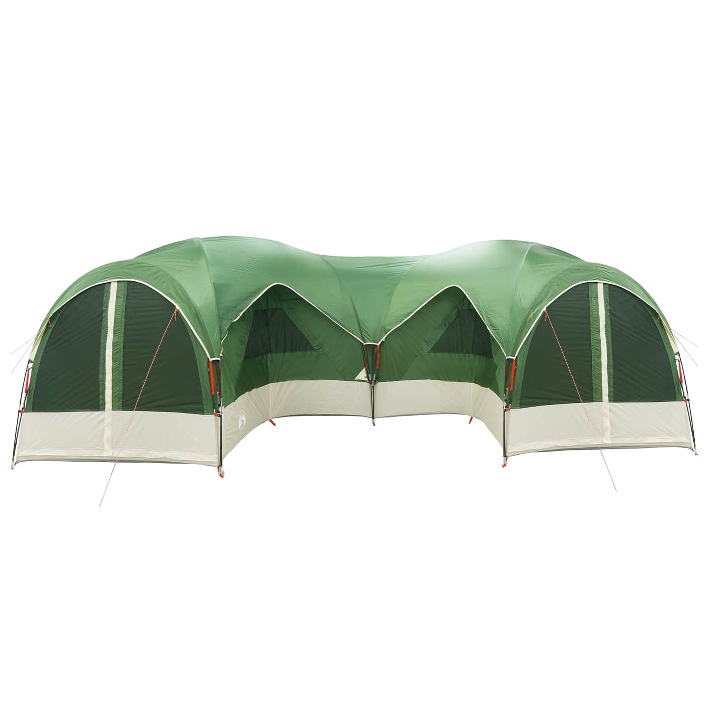 vidaXL Family Tent with Rainfly Water-resistant 5-Person Green