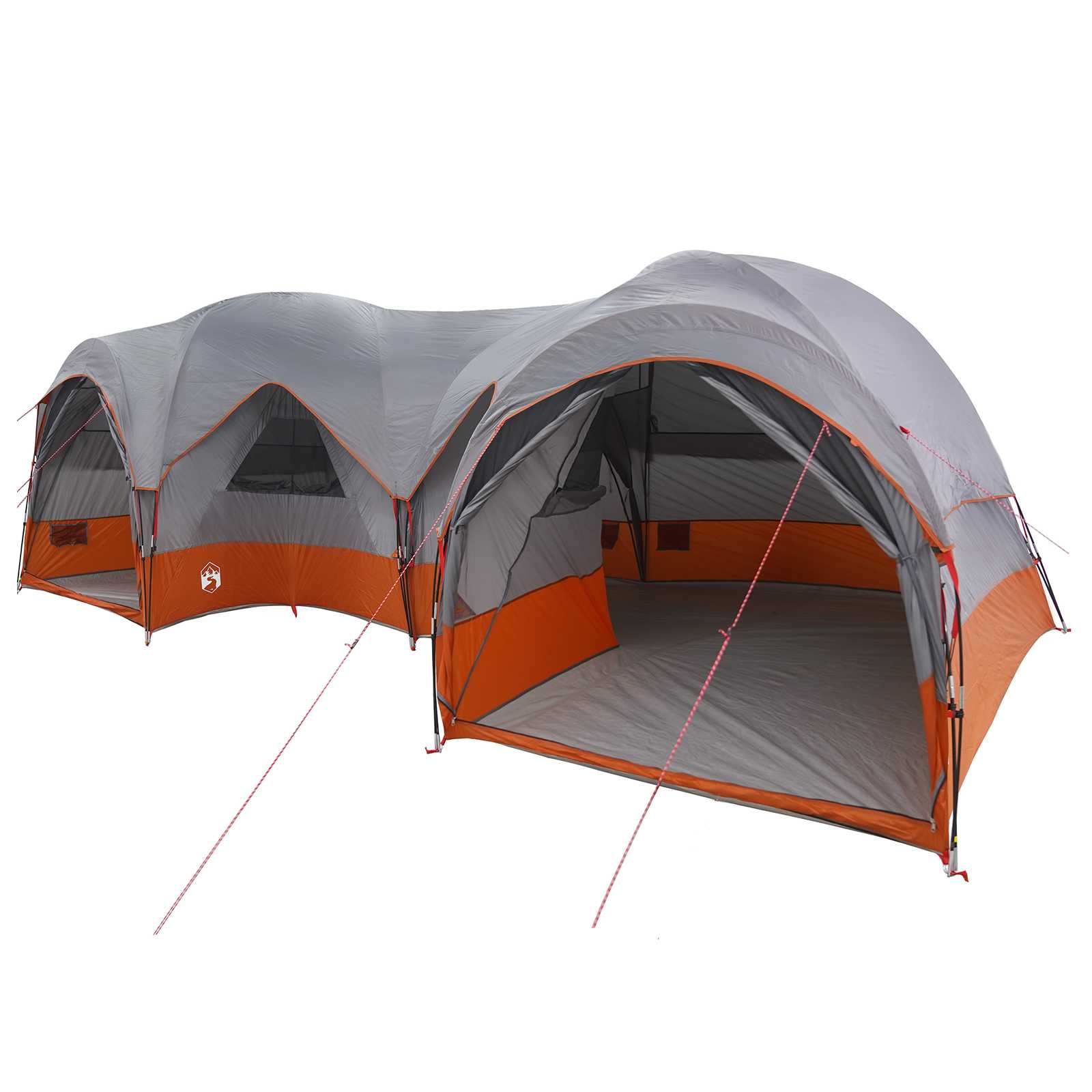 vidaXL Family Tent with Rainfly Water-resistant 5-Person - Grey