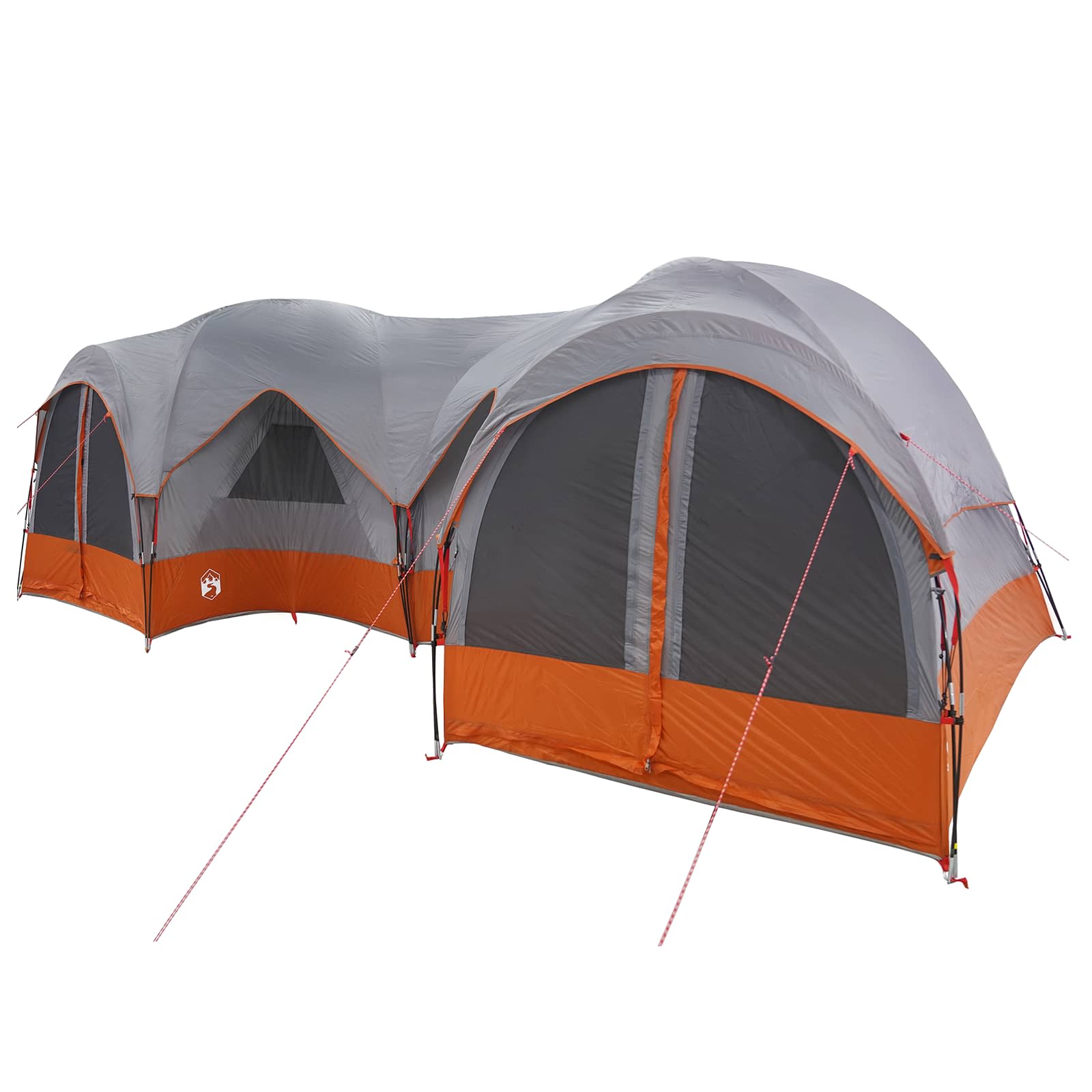 vidaXL Family Tent with Rainfly Water-resistant 5-Person - Grey