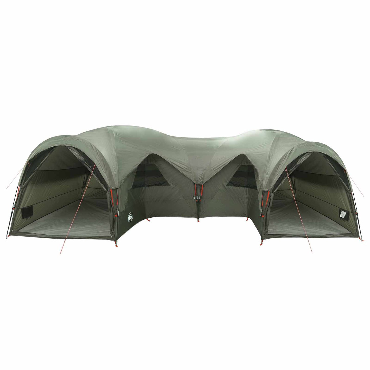 vidaXL Family Tent with Rainfly Water-resistant 5-Person Army Green