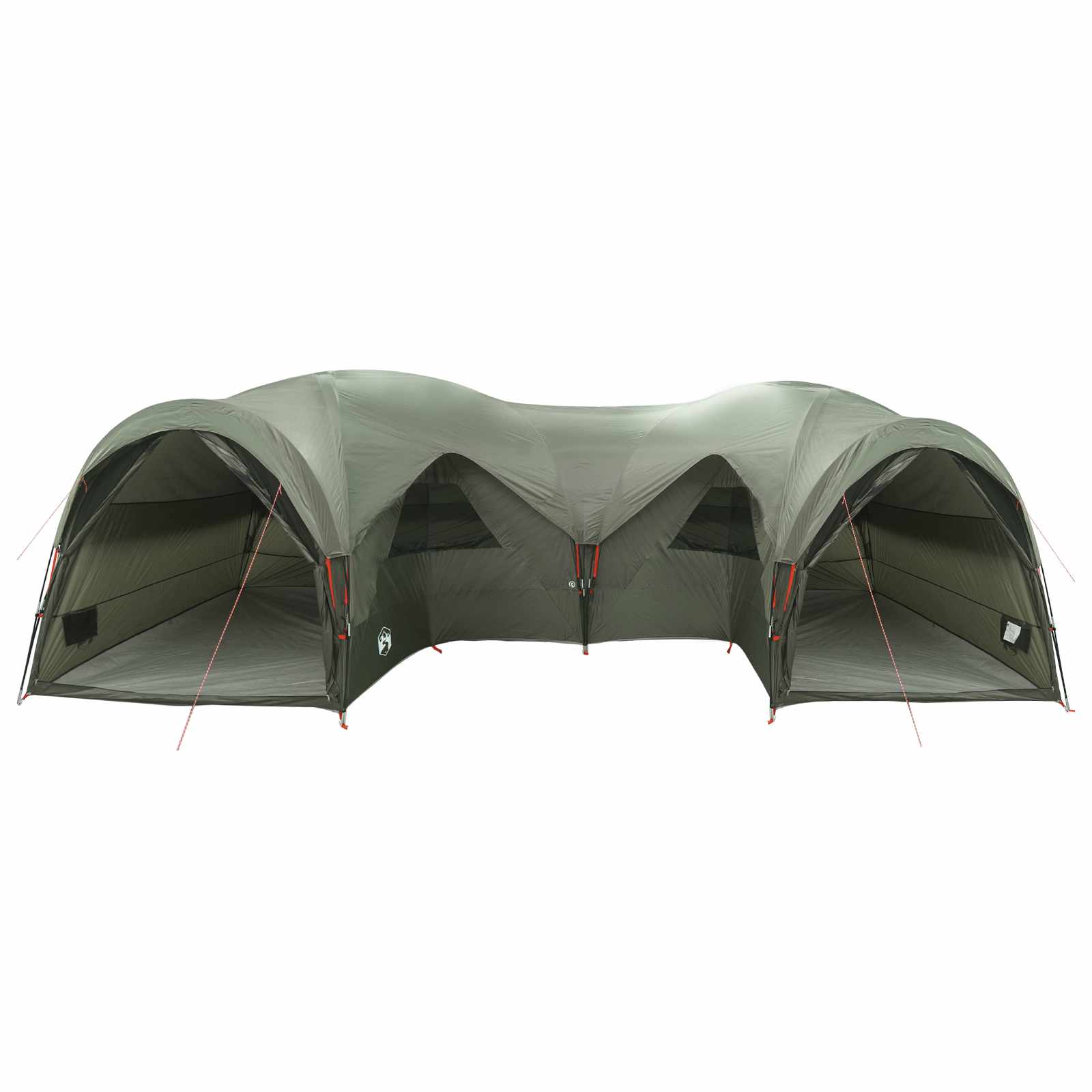 vidaXL Family Tent with Rainfly Water-resistant 5-Person Army Green